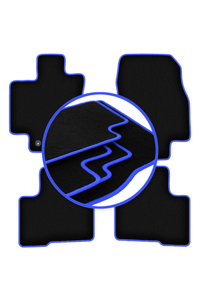 shumee Covorașe auto CARLUX-BLUE pentru: Toyota Highlander IV SUV (2021-)