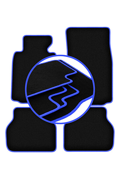 shumee Covorașe auto CARLUX-BLUE pentru: BMW 5 E39 sedan, break, touring (1996-2004)