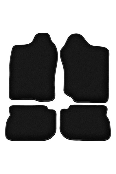 shumee Covorașe BASIC negre din velur pentru: Suzuki Jimny SUV (1998-2007)