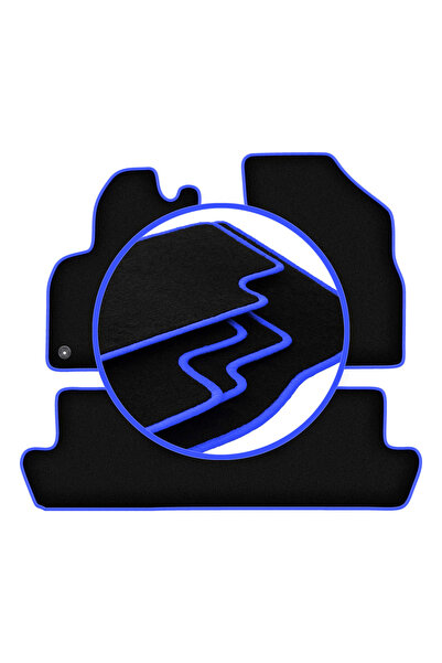 shumee Covorașe auto CARLUX-BLUE pentru: Peugeot 5008 I crossover (2009-2017)