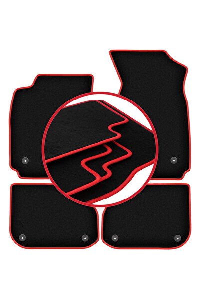 shumee Covorașe auto CARLUX-RED pentru: Audi A4 B5 FL sedan, break, avant (1999-2001)