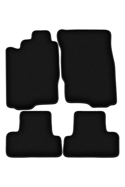 shumee Covorașe BASIC negre din velur pentru: Mitsubishi Eclipse IV coupe (20...