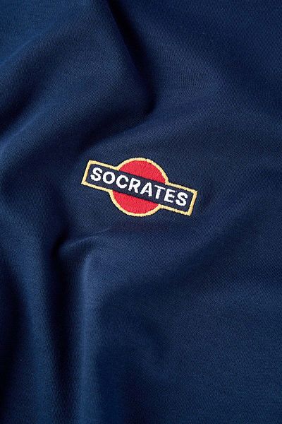 Socrates Dergi Тениска Socrates Racing Premium Crop - Lacivert