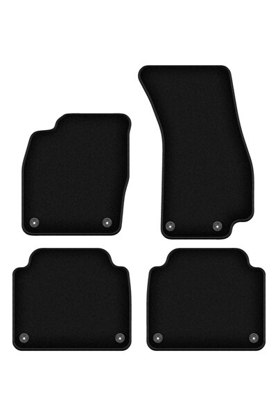 shumee Covorașe BASIC negre din velur pentru: Audi A8 D5 4N sedan (2017-)