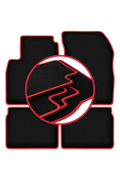 shumee Covorașe auto CARLUX-RED pentru: Nissan Micra K13 hatchback (2010-2016)