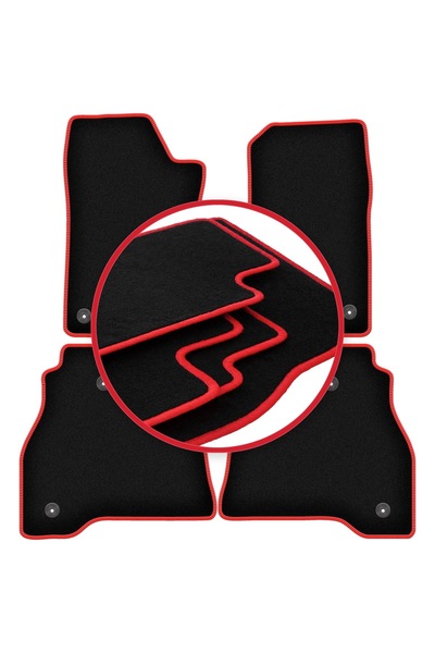 shumee Covorașe auto CARLUX-RED pentru: Jeep Gladiator 0 (2019-)