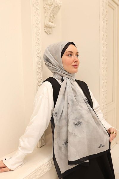 Silk Home Σάλι Nariya - 90006 - Μαύρη Πέτρα