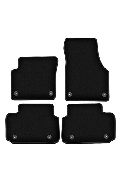 shumee Covorașe BASIC negre din velur pentru: Land Rover Discovery Sport SUV ...