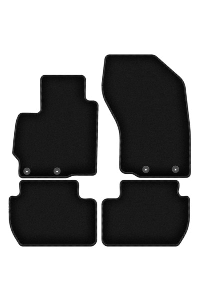 shumee Covorașe BASIC negre din velur pentru: Citroen C-Crosser crossover (20...