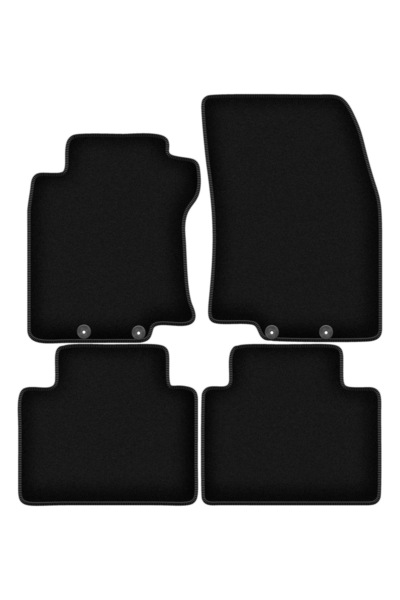 shumee Covorașe BASIC negre din velur pentru: Nissan X-Trail III T32 FL SUV (...