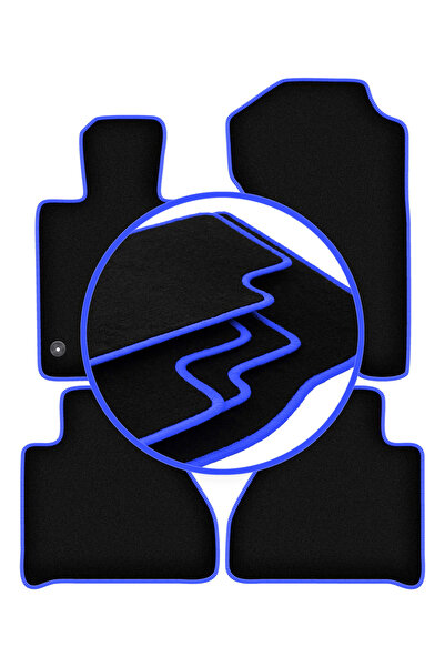 shumee Covorașe auto CARLUX-BLUE pentru: Mercedes X-Class W470 pick-up (2017-)