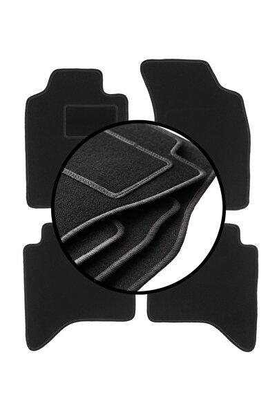 shumee Set complet de covorașe velur pentru: Toyota Hilux VII N25 N2 pickup (...