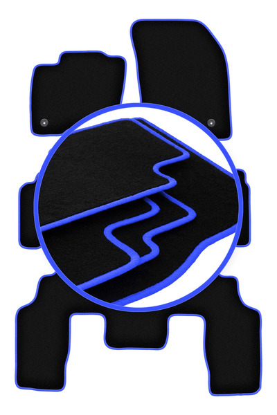 shumee Covorașe auto CARLUX-BLUE pentru: Ford Galaxy MK3 monovolum (2015-)