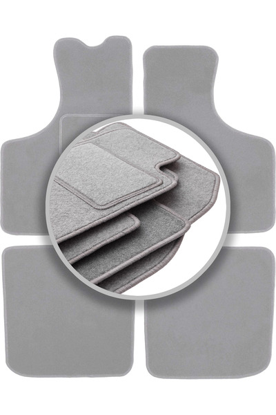 shumee Covorașe auto gri cenușiu pentru: Skoda 105 / 120 / 130 sedan (1976-1990)