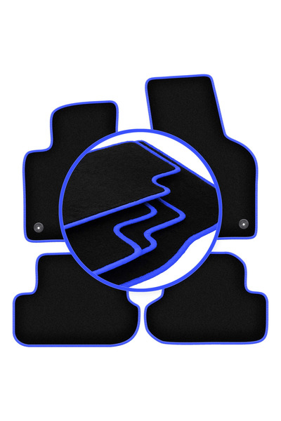 shumee Covorașe auto CARLUX-BLUE pentru: Volkswagen Beetle cabrio, coupe (201...