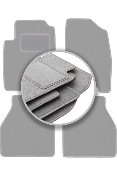 shumee Covorașe auto gri pentru: Nissan Navara III D40 pickup (2005-2011)