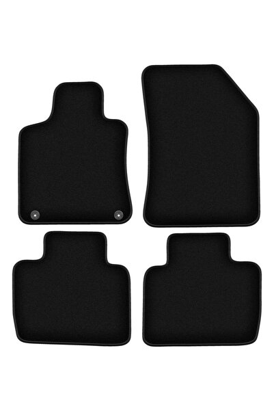 shumee Covorașe BASIC negre din velur pentru: Peugeot 508 II sedan, break, li...