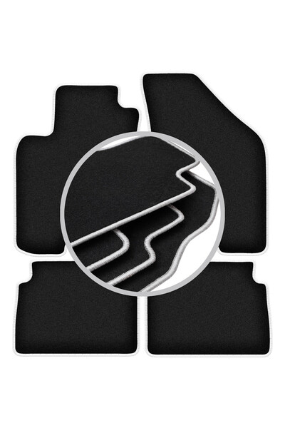 shumee Covorase CARLUX-SILVER pentru: Daewoo Leganza sedan (1997-2004)