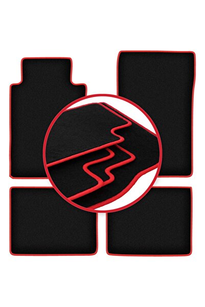 shumee Covorașe auto CARLUX-RED pentru: Mercedes E W124 sedan, break (1984-1997)