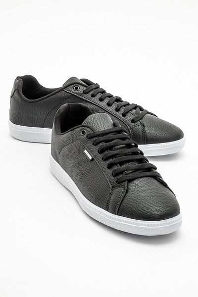 CCWAY AYAKKABI Lace-Up Men's Sports Shoes Black White