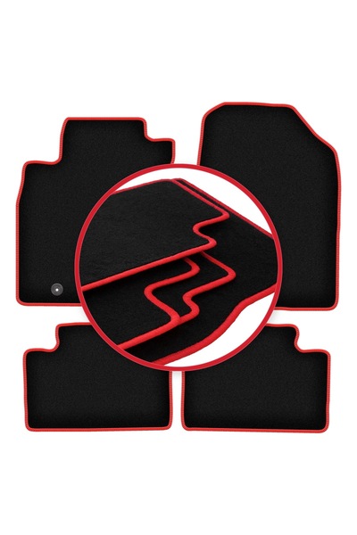 shumee Covorașe auto CARLUX-RED pentru: Hyundai i30 III fastback, hatchback, ...