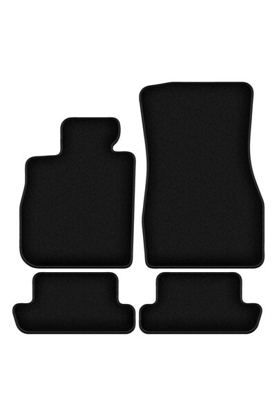 shumee Covorașe BASIC negre din velur pentru: BMW 8 G14 cabrio (2019-2022)