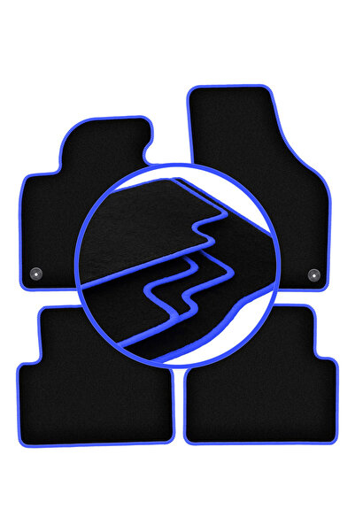 shumee Covorașe auto CARLUX-BLUE pentru: Volkswagen Tiguan I monovolum (2007-...