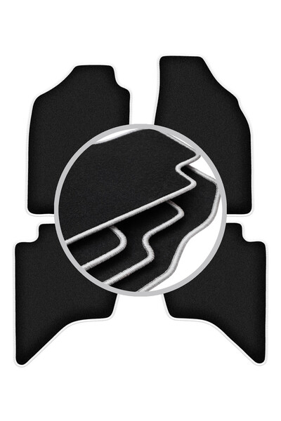 shumee Covorașe auto CARLUX-SILVER pentru: Ford Ranger MK2 pickup (2007-2012)