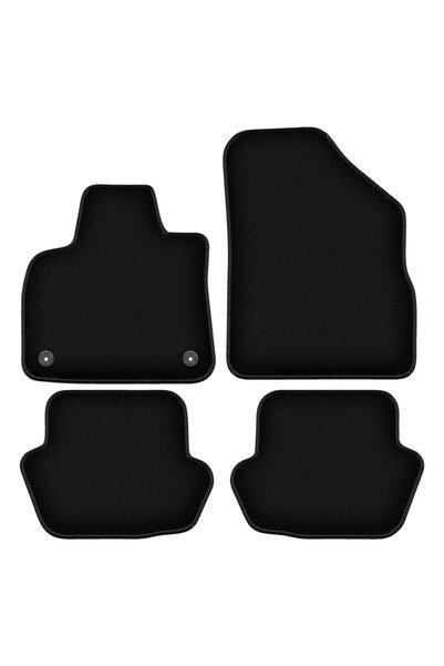 shumee Covorașe BASIC negre din velur pentru: Citroen DS5 sedan (2011-2018)