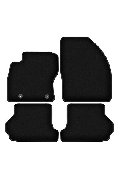 shumee Covorașe BASIC negre din velur pentru: Ford Focus MK2 cabrio (2006-2010)