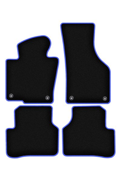 shumee CARLUX-BLUE car mats for: Volkswagen Passat B7 sedan, estate, variant, alltrack (2010-2014)