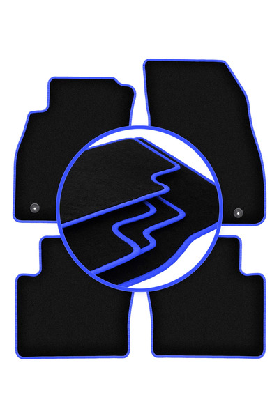 shumee Covorașe auto CARLUX-ALBASTRU pentru: Saab 9-5 II NG sedan, break, lif...