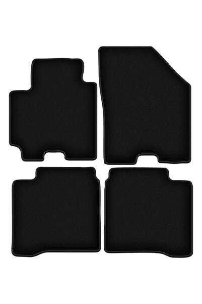 shumee Covorașe BASIC negre din velur pentru: Suzuki Baleno II hatchback (2015-)