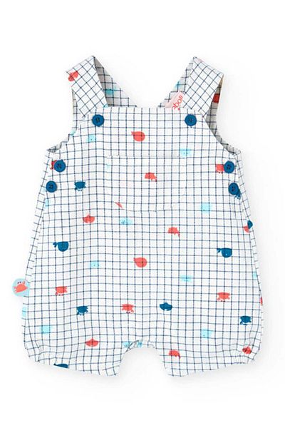 Boboli Men's Newborn Short Overalls