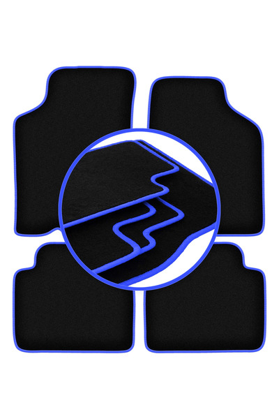 shumee Covorase CARLUX-BLUE pentru: Kia Sephia II sedan (1997-2001)