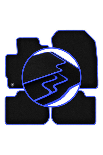 shumee Covorașe auto CARLUX-BLUE pentru: Mitsubishi Colt VII hatchback (2008-...