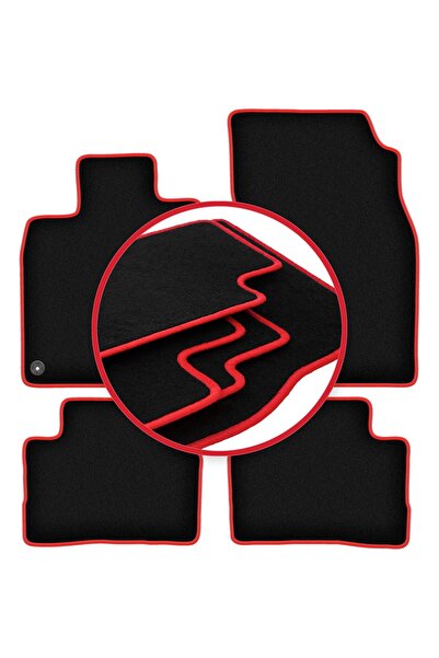 shumee Covorașe auto CARLUX-RED pentru: Nissan Qashqai II J11 crossover (2013-)