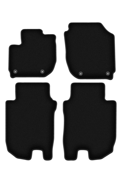 shumee Covorașe BASIC negre din velur pentru: Honda HR-V III crossover (2018-)