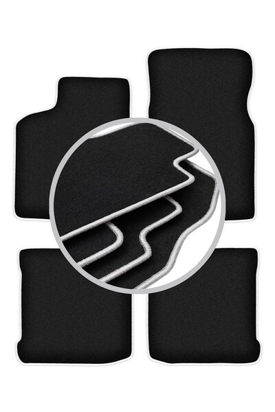 shumee Covorașe auto CARLUX-SILVER pentru: Seat Cordoba I sedan (1993-2002)