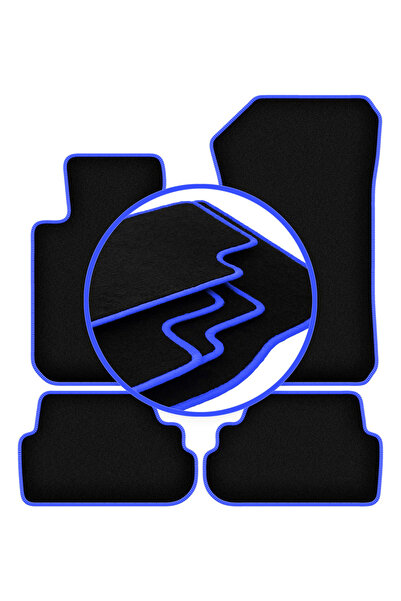 shumee Covorașe auto CARLUX-BLUE pentru: BMW 1 E81 hatchback (2004-2011)