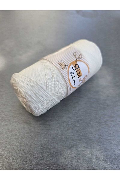 GİZA Runner & American Service Service No:3 Nm:1,5 Polyester Macrame White