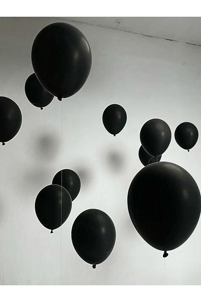 Mielibon Pastel Black Balloon Set – 12 Inch |   Party and Organization Balloons