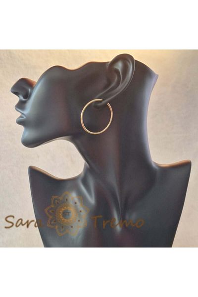 saratremo Creole 3.5 cm placate cu aur Superbissima