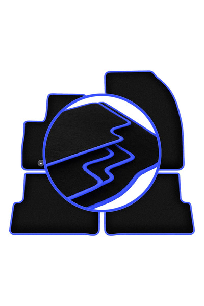 shumee Covorașe auto CARLUX-BLUE pentru: Ford C-MAX MK1 monovolum (2003-2010)