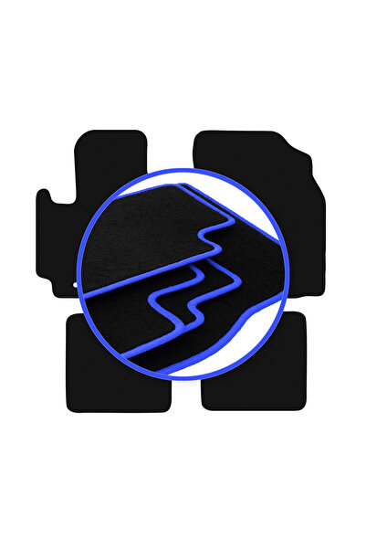 shumee Covorașe auto CARLUX-BLUE pentru: Toyota RAV4 II 2WD 3-uși (2001-2005)