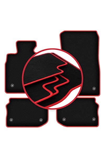 shumee Covorașe auto CARLUX-RED pentru: BMW 5 F11 break (touring) (VELCRO) (2...