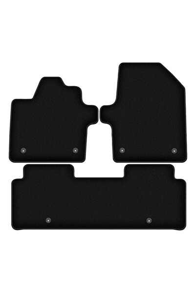 shumee Covorașe BASIC negre din velur pentru: Crossover Kia EV6 (2021-)