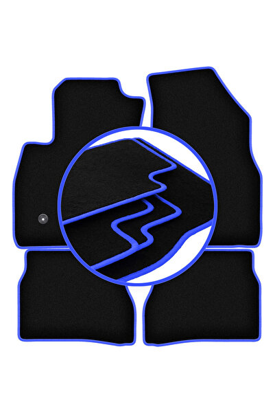 shumee Covorașe auto CARLUX-BLUE pentru: Fiat Doblo II 0 (2009-2020)