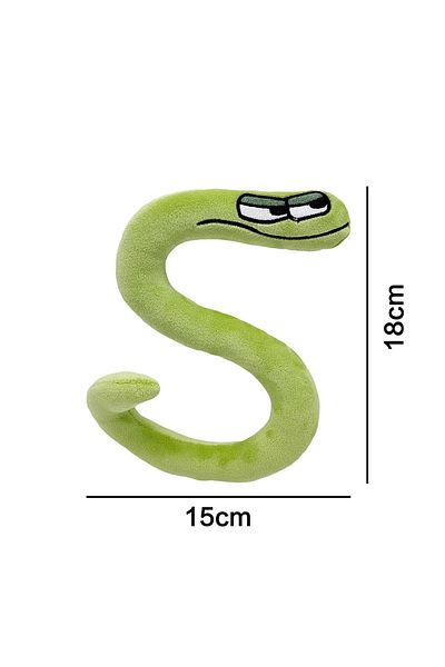 Choice S Numerals (A-Z) Plush Toys English Letter Stuffed Animal Plushie Doll Toys Gift for Kids Children .