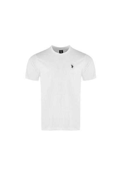 U.S. Polo Assn. Tricou Barbati, U.S. Polo Assn., Alb, Bumbac, XL/XXL
